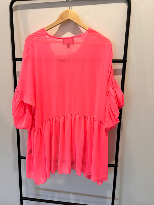 Augustine Bright Pink Top - Size XS/S (BNWT)