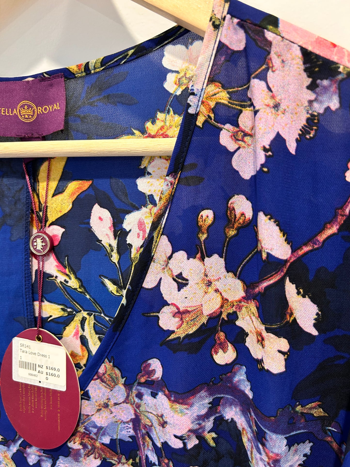 Stella Royal Dress (Tara Love) - Size 1 (16)- BNWT