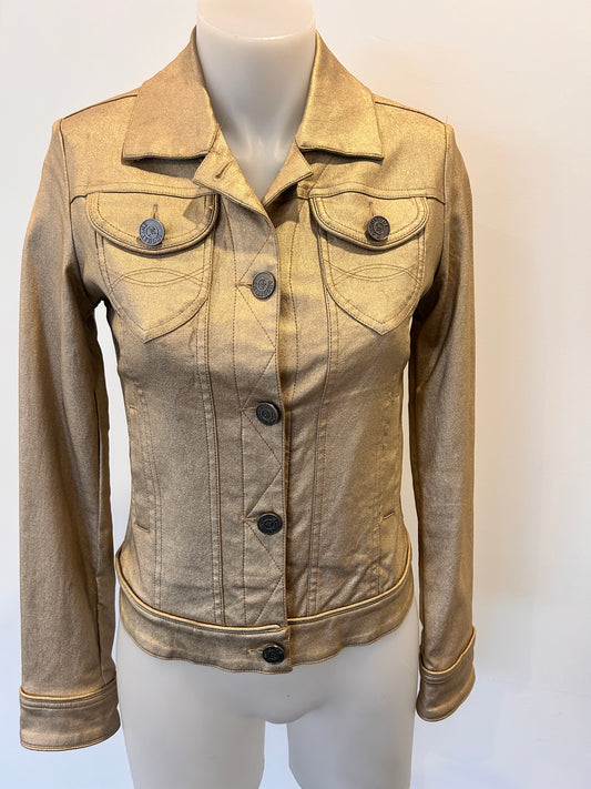 Pretty Basic Gold Jacket - Size S