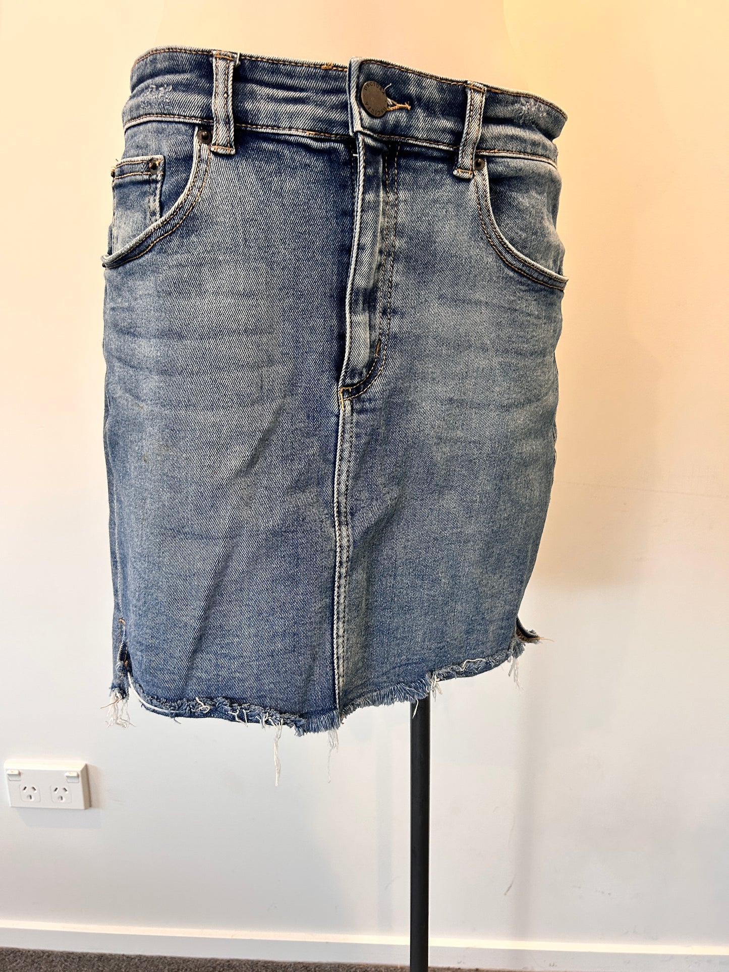Decjuba Denim Mini Skirt - Size 10