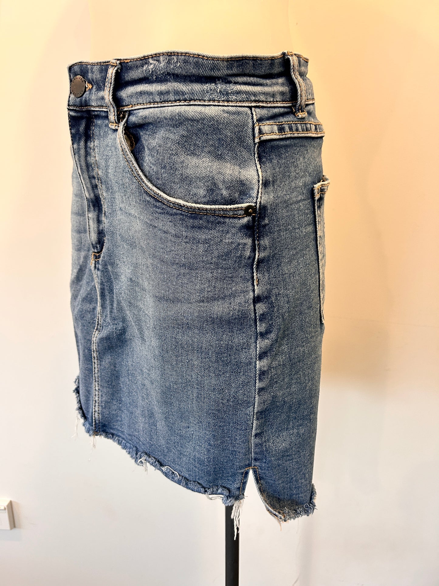 Decjuba Denim Mini Skirt - Size 10